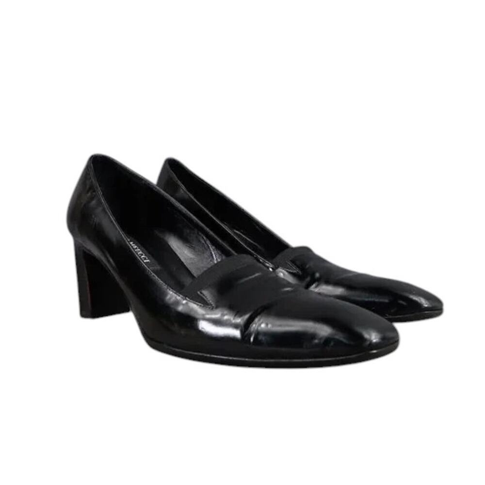 Sesto Meucci shoes Womens 7.5 Pump Heels Patent Leather Fashion Classic Modern